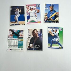 vintage 90s toronto blue jays baseball cards trading crafts journal scrapbook22